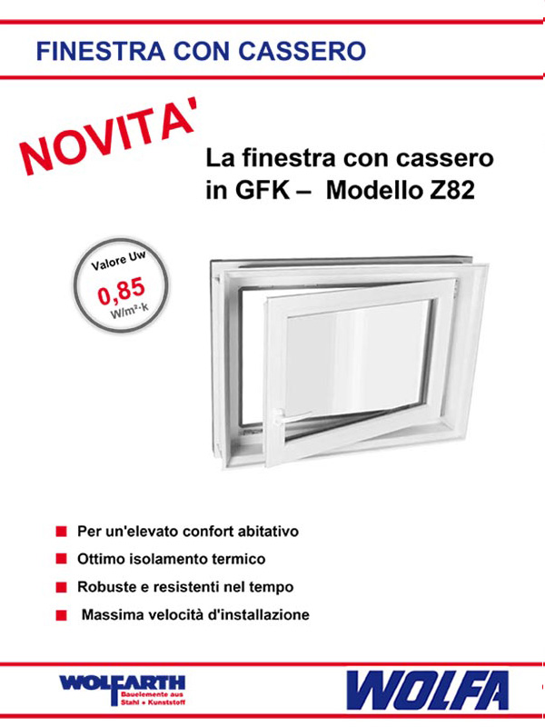 catalogo finestra con cassero z82 orveg